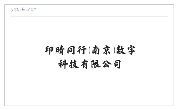 软件开发_广告设计_印晴同行（南京）数字科技有限公司 缩略图